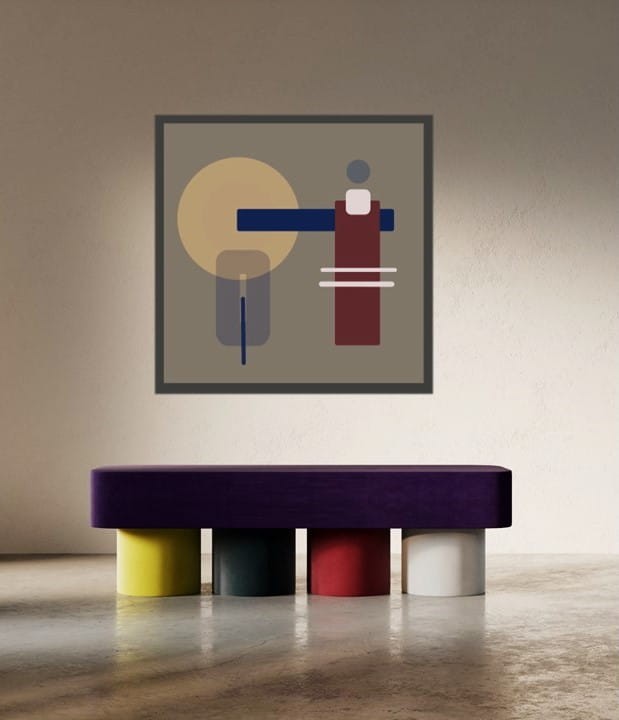 Ławka LE CORBUSIER COLORS
