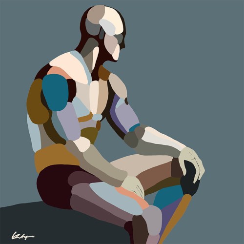 DIGITAL PAINTING - WAITING FOR