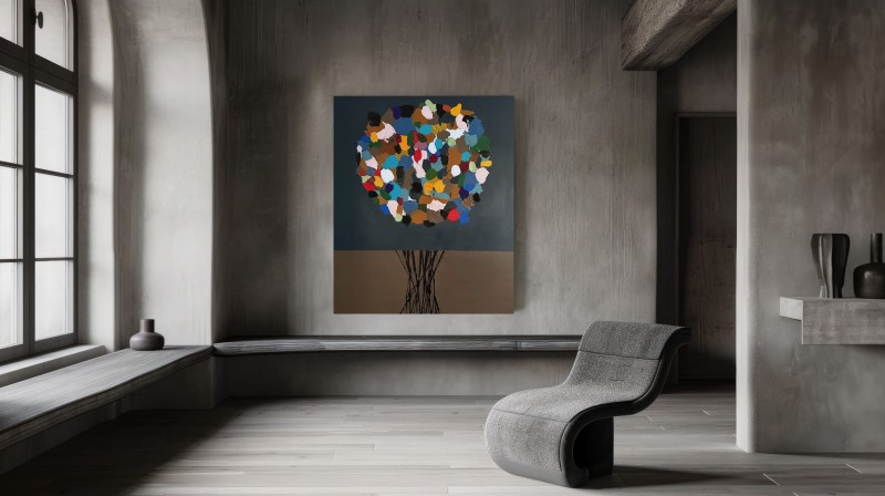 ABSTRACT FLORA No 2