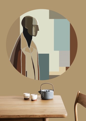 Mural DOTS -BAUHAUS MAN