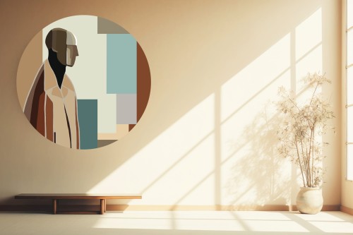 Mural DOTS -BAUHAUS MAN