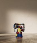 Fotel obrotowy DE STIJL PATERN 