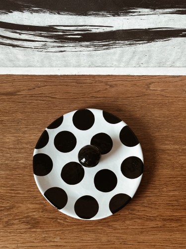 PATERA DOTS Z KULKĄ BIAŁA