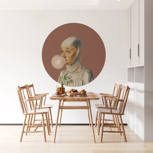 DOTS Kobieta z gumą MOCHA WNĘTRZE