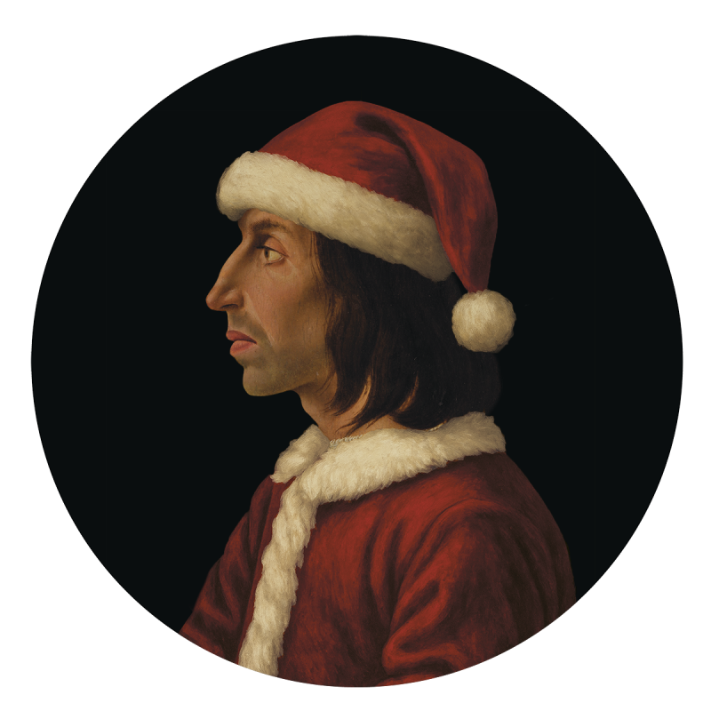 Mural DOTS - Santa