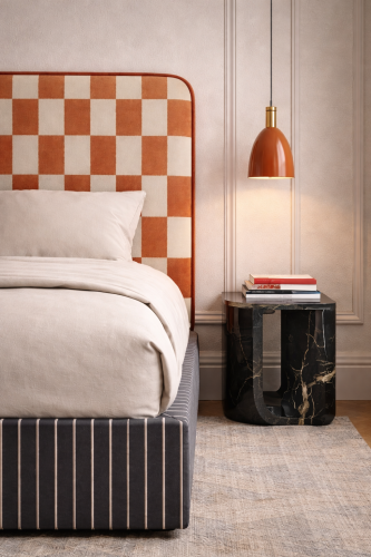 DISSONANCE No.2 – designerskie łóżko tapicerowane