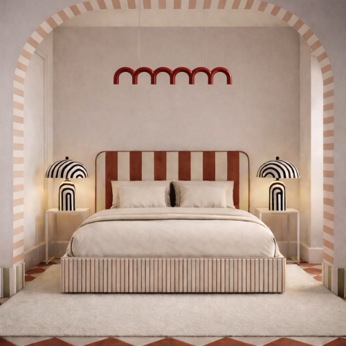 DISSONANCE No.7 – designerskie łóżko tapicerowane