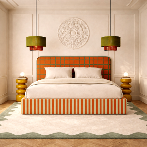 DISSONANCE No.8 – designerskie łóżko tapicerowane