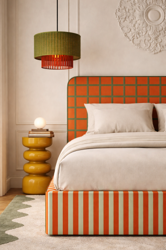 DISSONANCE No.8 – designerskie łóżko tapicerowane