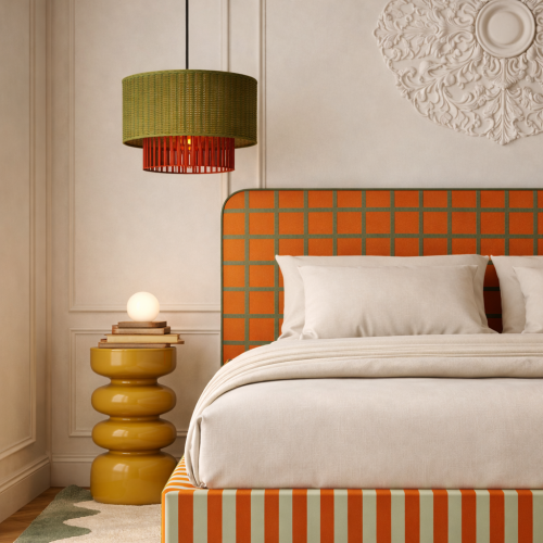 DISSONANCE No.8 – designerskie łóżko tapicerowane