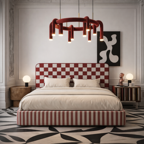 DISSONANCE No.9 – designerskie łóżko tapicerowane