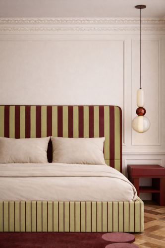 DISSONANCE No.12 – designerskie łóżko tapicerowane