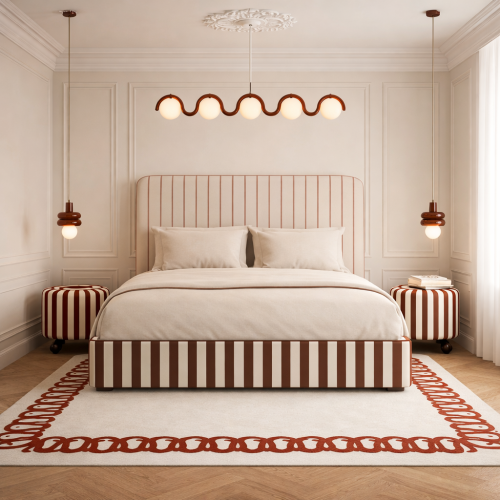 DISSONANCE No.10 – designerskie łóżko tapicerowane