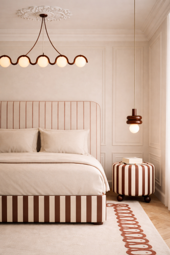 DISSONANCE No.10 – designerskie łóżko tapicerowane