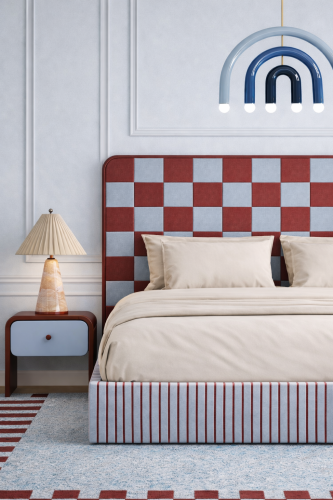 DISSONANCE No.4 – designerskie łóżko tapicerowane