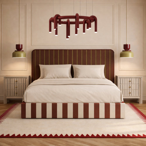 DISSONANCE No.15 – designerskie łóżko tapicerowane