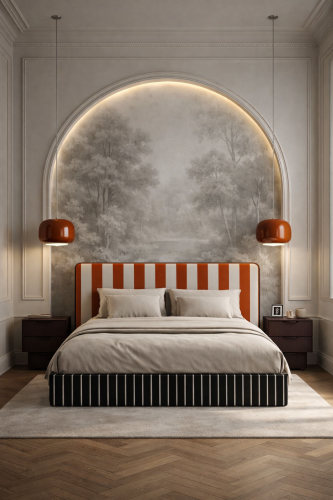 DISSONANCE No.17 – designerskie łóżko tapicerowane