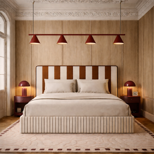 DISSONANCE No.18– designerskie łóżko tapicerowane