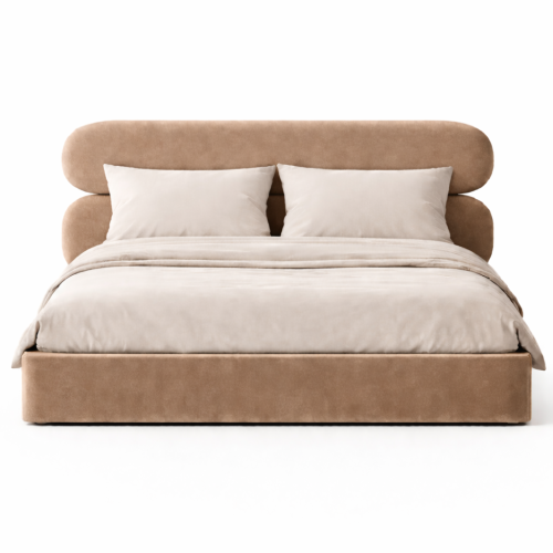 MOU -designerskie łóżko tapicerowane