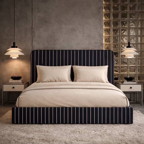 DISSONANCE No.22 - designerskie łóżko tapicerowane