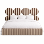 DISSONANCE CIRCLE No.2 – designerskie łóżko tapicerowane