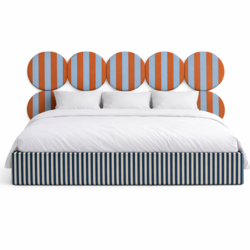 DISSONANCE CIRCLE No.5– designerskie łóżko tapicerowane