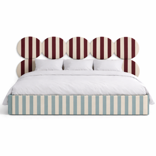 DISSONANCE CIRCLE No.6– designerskie łóżko tapicerowane