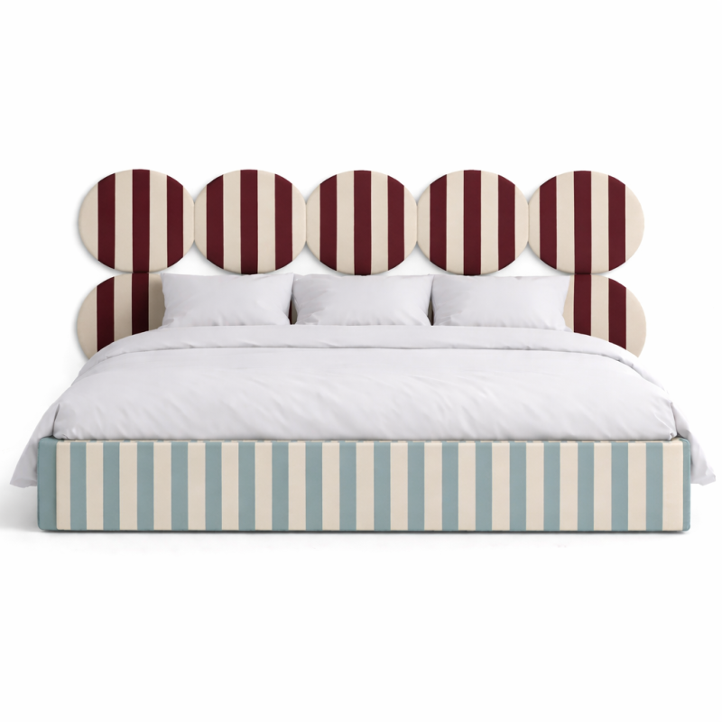 DISSONANCE CIRCLE No.6– designerskie łóżko tapicerowane