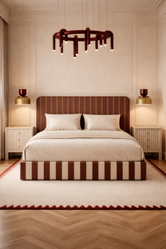 DISSONANCE No.15 – designerskie łóżko tapicerowane