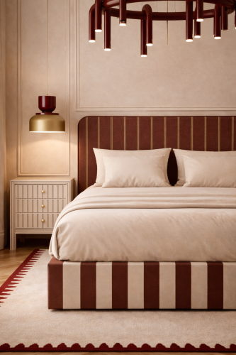 DISSONANCE No.15 – designerskie łóżko tapicerowane