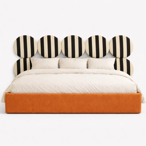 DISSONANCE CIRCLE No.7– designerskie łóżko tapicerowane