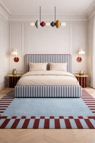 DISSONANCE No.23– designerskie łóżko tapicerowane