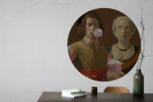 Mural DOTS - Para z Popcornem