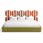 DISSONANCE CIRCLE No.9 - designerskie łóżko tapicerowane