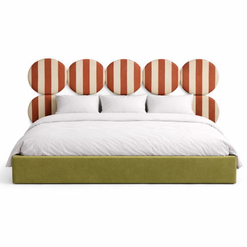 DISSONANCE CIRCLE No.9– designerskie łóżko tapicerowane