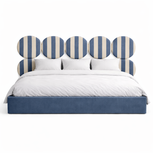 DISSONANCE CIRCLE No.10– designerskie łóżko tapicerowane