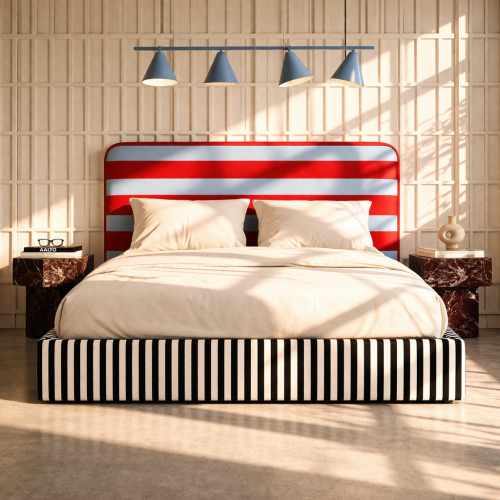 DISSONANCE No.24 – designerskie łóżko tapicerowane