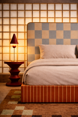 DISSONANCE No.6 – designerskie łóżko tapicerowane