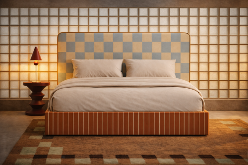 DISSONANCE No.6 – designerskie łóżko tapicerowane