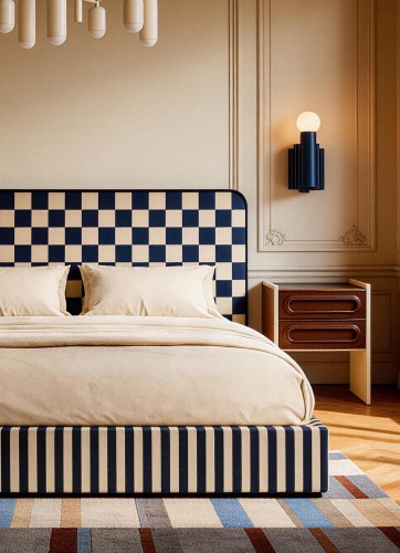 DISSONANCE No.25 – designerskie łóżko tapicerowane