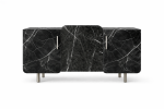Designerska komoda w okleinie marmurowej czarnej  No.3
