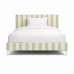 CANDY STRIPES LIME — łóżko dziecięce w limonkowe pasy   