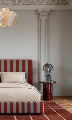 DISSONANCE No.27 – designerskie łóżko tapicerowane