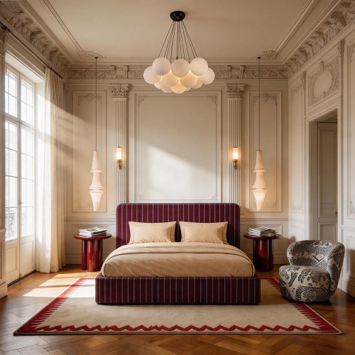 DISSONANCE No.28 – designerskie łóżko tapicerowane