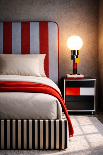 DISSONANCE No.29 – designerskie łóżko tapicerowane