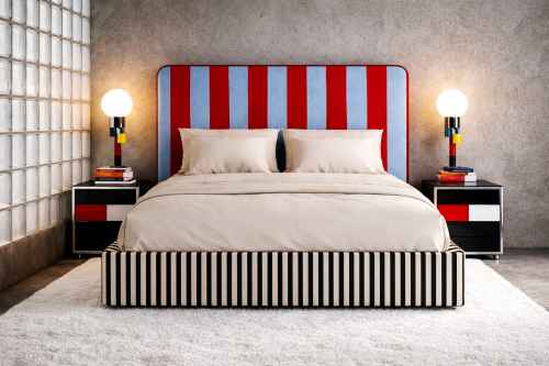 DISSONANCE No.29 – designerskie łóżko tapicerowane