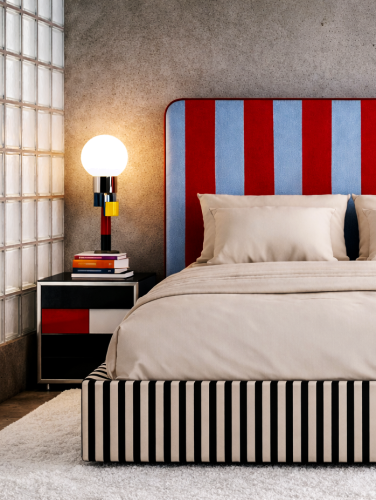 DISSONANCE No.29 – designerskie łóżko tapicerowane