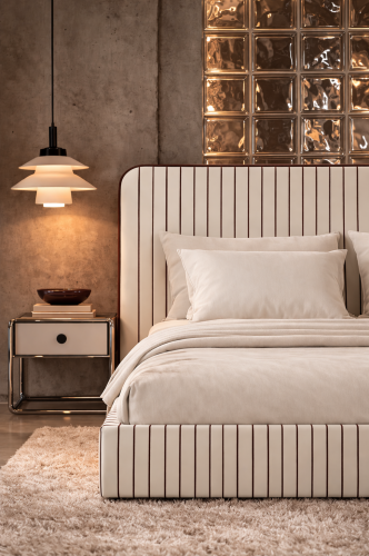 DISSONANCE No.21 - designerskie łóżko tapicerowane