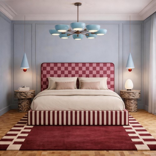 DISSONANCE No.5 – designerskie łóżko tapicerowane