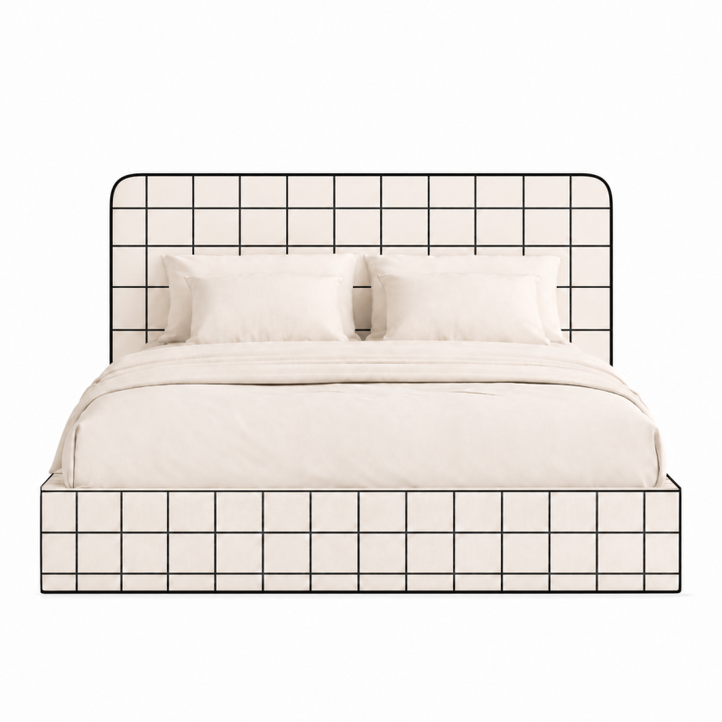 DISSONANCE No.30 – designerskie łóżko tapicerowane